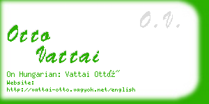 otto vattai business card